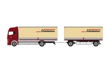 Herpa 962223 - H0 - MAN TGX GX Koffer-Hängerzug Schönholzer